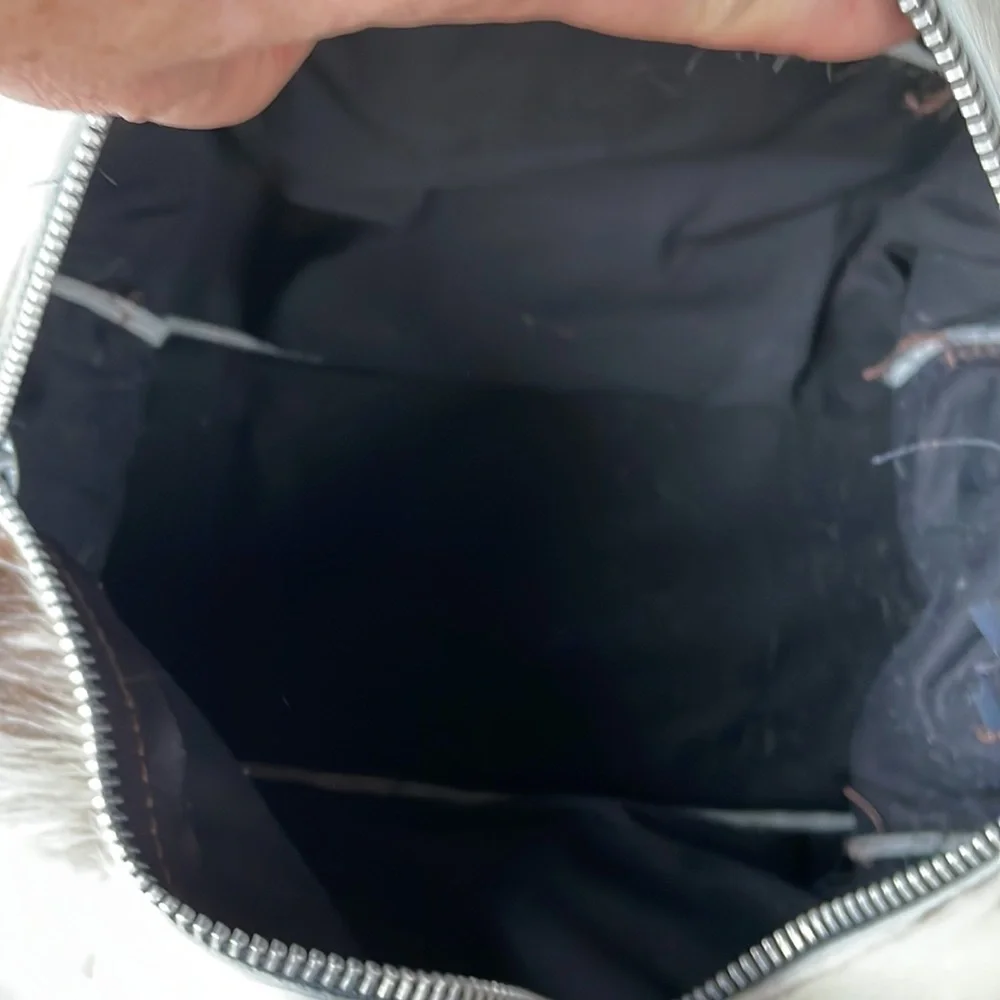 Cowhide‎ weekender bag tote, duffle